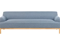 Best Sofa dla 3 osób SOSJO Niebieski Sofy Tapicerowane|Kolekcje Sof
