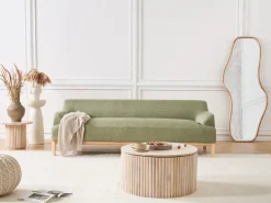 Sale Sofa dla 3 osób SOSJO Oliwkowy Sofy Tapicerowane|Kolekcje Sof