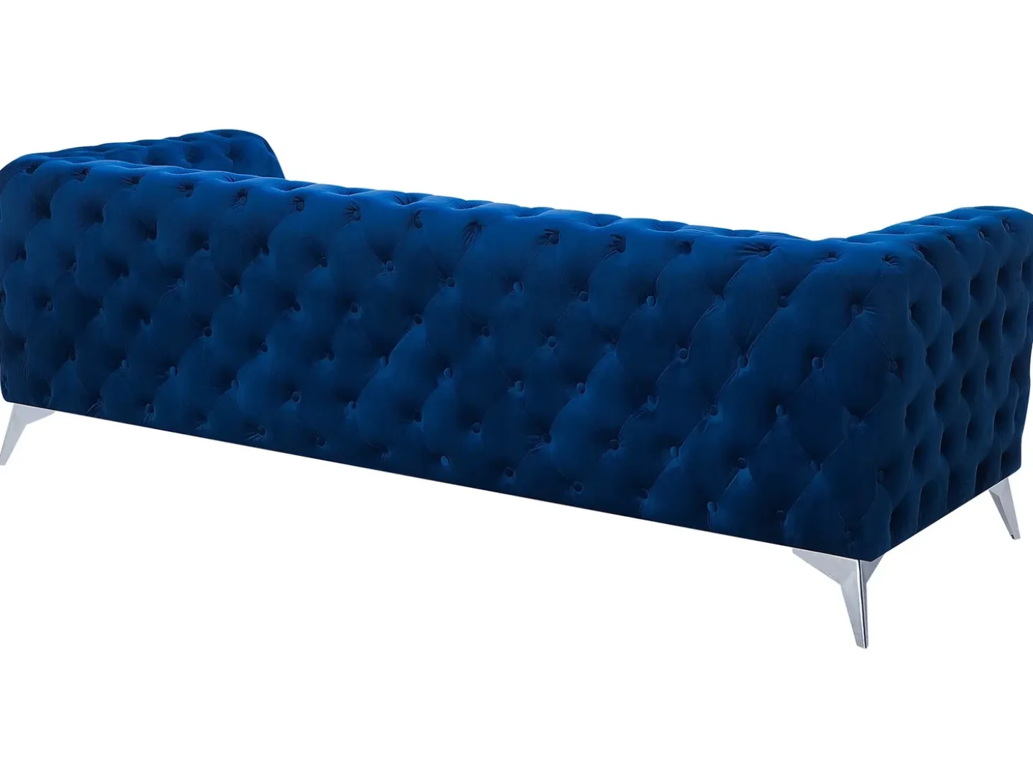 New Sofa dla 3 osób SOTRA Welur Granatowy Sofy Tapicerowane|Wszystkie Sofy