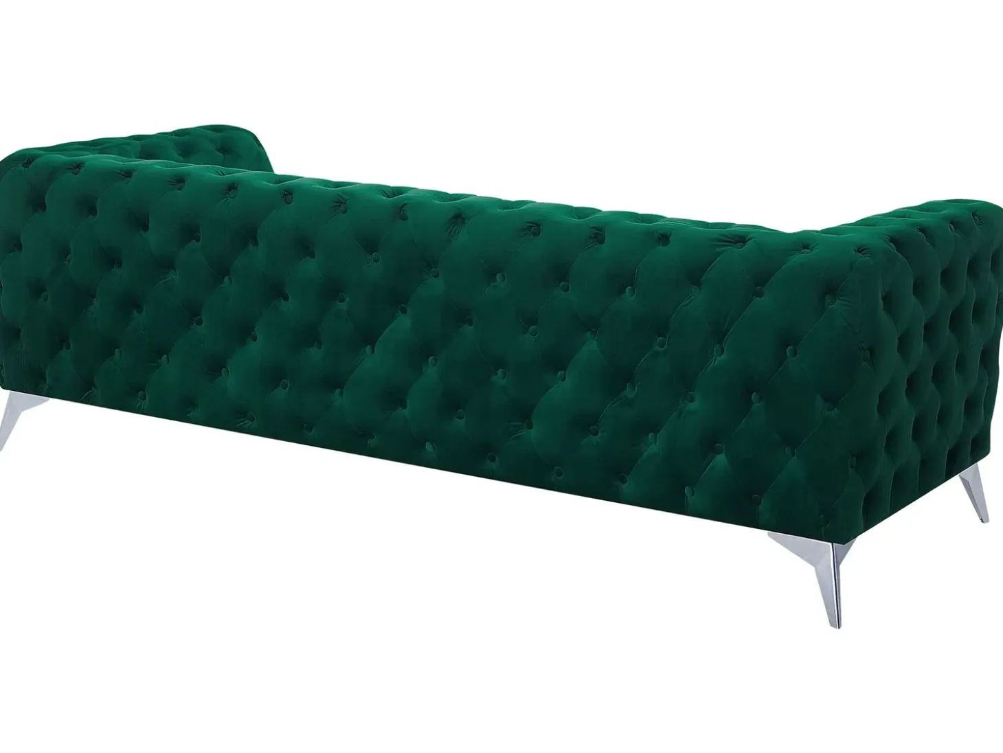 Best Sofa dla 3 osób SOTRA Welur Szmaragdowy Sofy Tapicerowane|Wszystkie Sofy