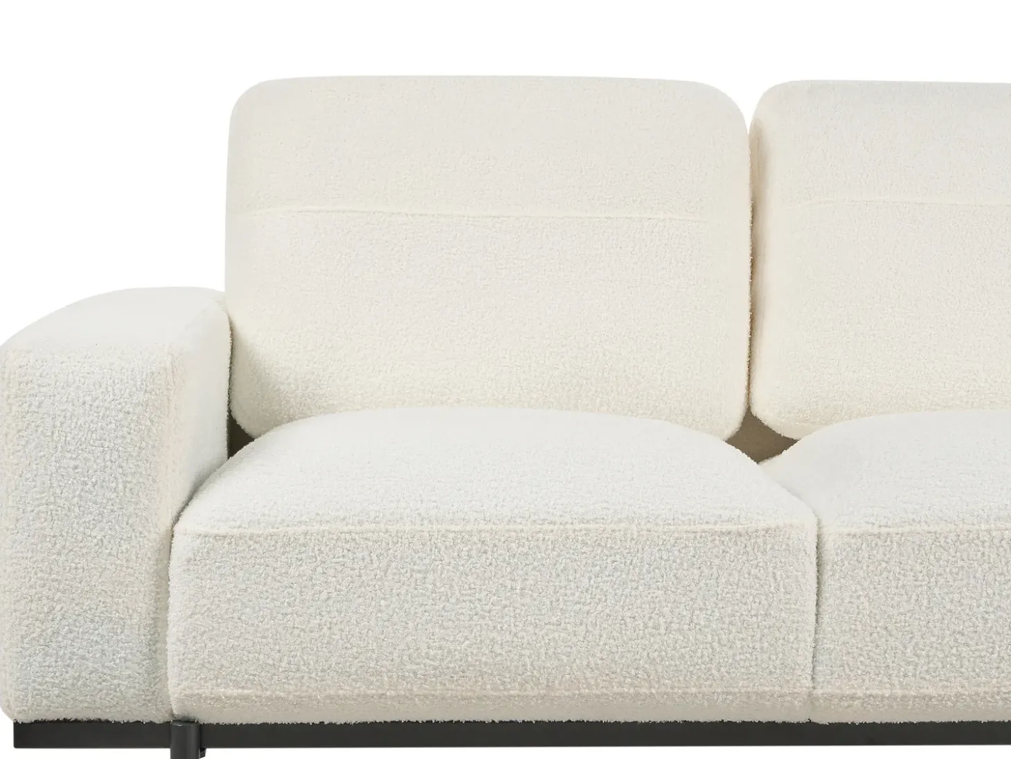 Online Sofa dla 3 osób SOVIK Boucle Złamana biel Sofy Tapicerowane|Kolekcje Sof