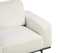 Online Sofa dla 3 osób SOVIK Boucle Złamana biel Sofy Tapicerowane|Kolekcje Sof