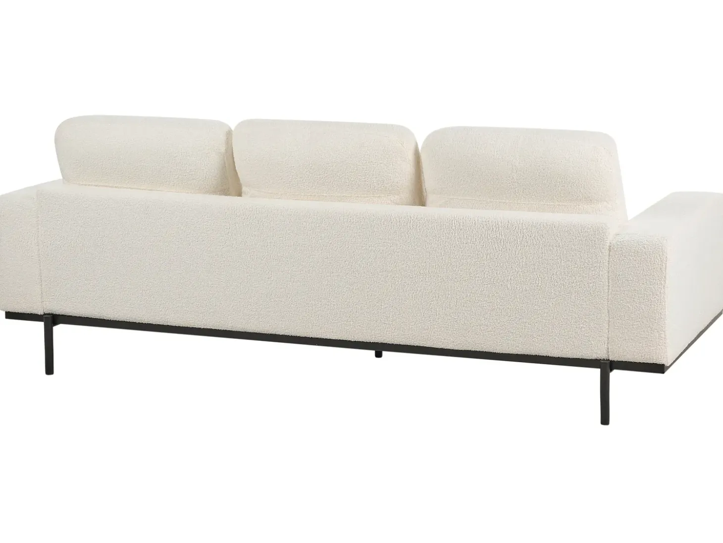 Online Sofa dla 3 osób SOVIK Boucle Złamana biel Sofy Tapicerowane|Kolekcje Sof