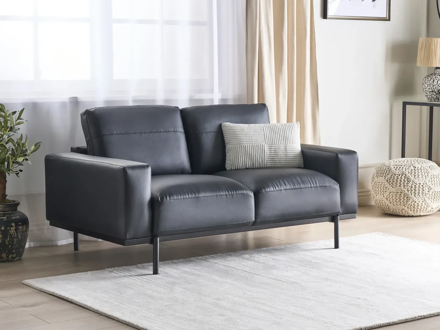 Outlet Sofa dla 2 osób SOVIK Ekoskóra Sofy Dwuosobowe|Kolekcje Sof