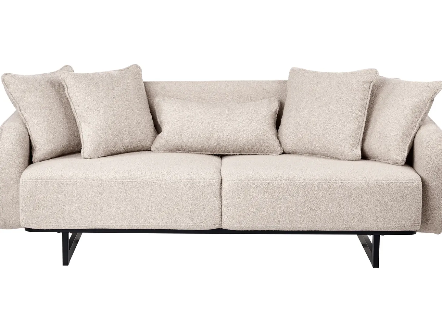Hot Sofa dla 3 osób SVANEK Boucle Beżowy Sofy Tapicerowane|Wszystkie Sofy