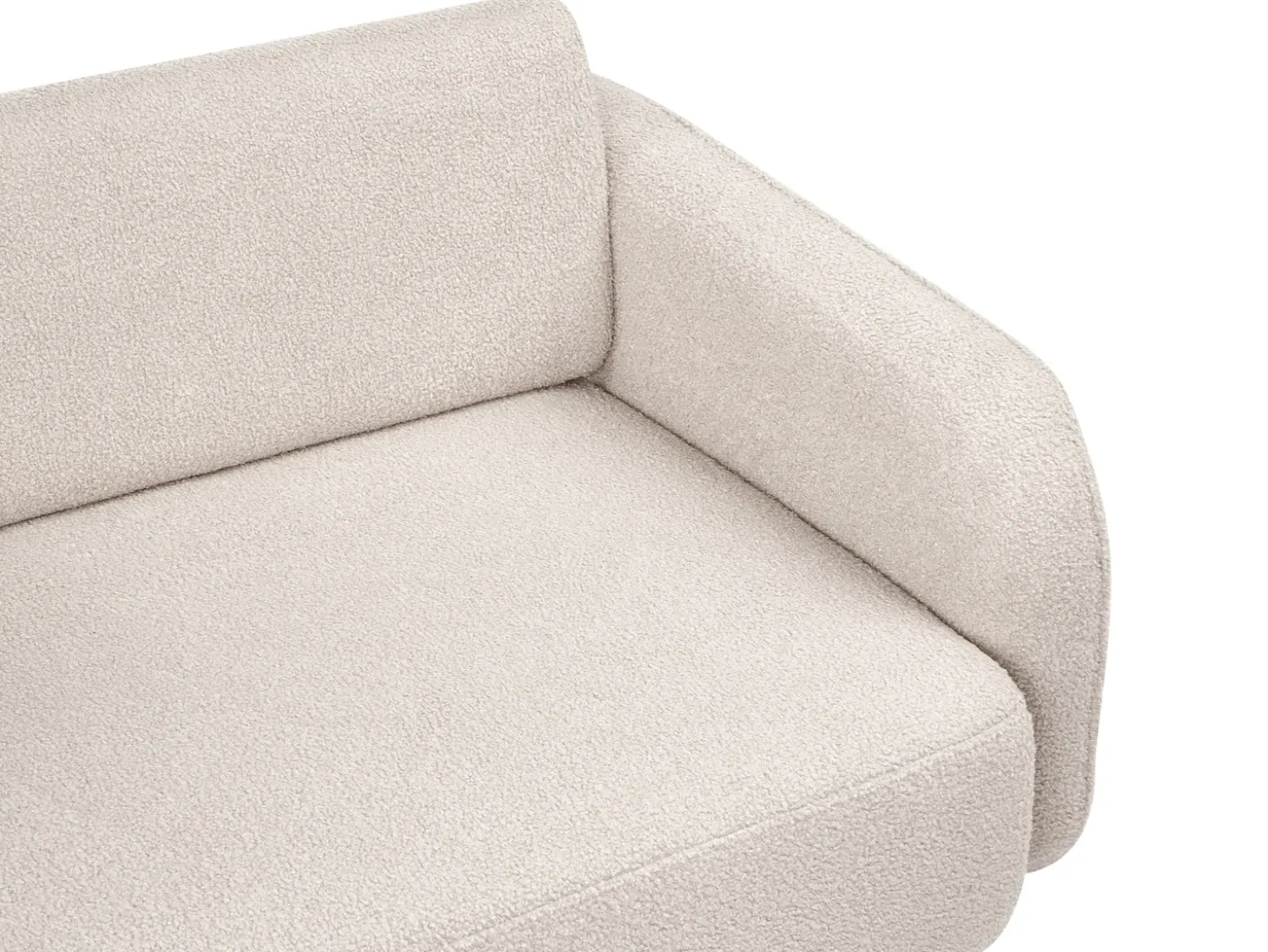 Hot Sofa dla 3 osób SVANEK Boucle Beżowy Sofy Tapicerowane|Wszystkie Sofy
