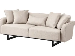 Hot Sofa dla 3 osób SVANEK Boucle Beżowy Sofy Tapicerowane|Wszystkie Sofy