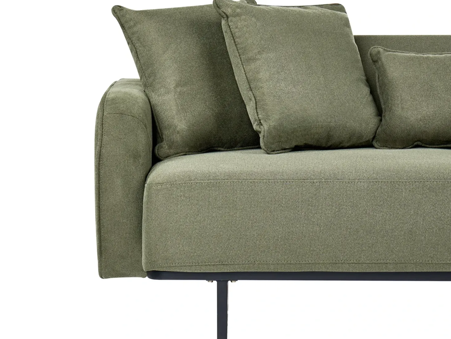 Online Sofa dla 3 osób SVANEK Zielony Sofy Tapicerowane|Wszystkie Sofy