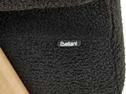 Clearance Sofa dla 2 osób TAMRE Boucle Czarny/ jasny brąz Sofy Tapicerowane|Sofy Dwuosobowe