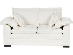 Hot Sofa dla 2 osób TIRRO Sztruks Biały Sofy Tapicerowane|Sofy Dwuosobowe