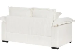 Hot Sofa dla 2 osób TIRRO Sztruks Biały Sofy Tapicerowane|Sofy Dwuosobowe