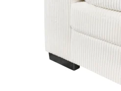 Hot Sofa dla 2 osób TIRRO Sztruks Biały Sofy Tapicerowane|Sofy Dwuosobowe