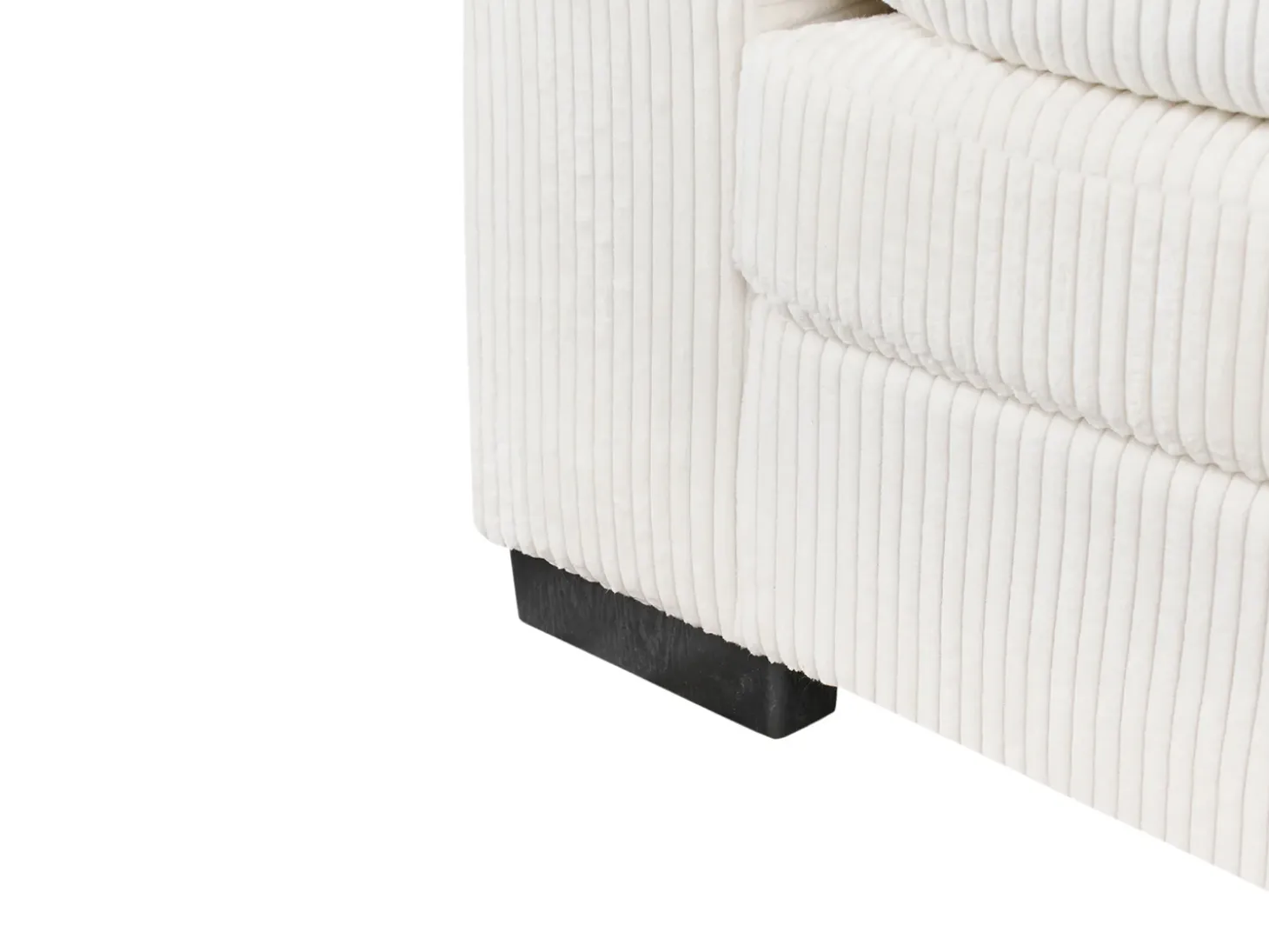 Hot Sofa dla 2 osób TIRRO Sztruks Biały Sofy Tapicerowane|Sofy Dwuosobowe