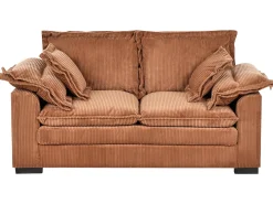 New Sofa dla 2 osób TIRRO Sztruks Brązowy Sofy Tapicerowane|Sofy Dwuosobowe