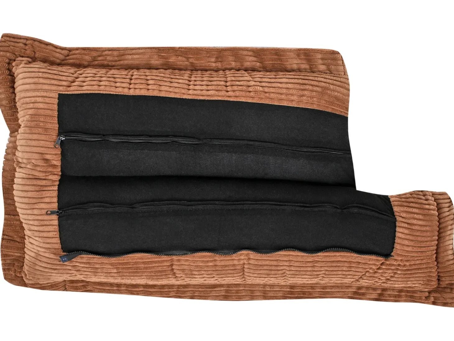 New Sofa dla 2 osób TIRRO Sztruks Brązowy Sofy Tapicerowane|Sofy Dwuosobowe