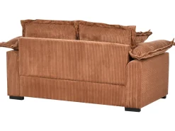 New Sofa dla 2 osób TIRRO Sztruks Brązowy Sofy Tapicerowane|Sofy Dwuosobowe