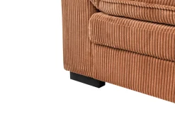 New Sofa dla 2 osób TIRRO Sztruks Brązowy Sofy Tapicerowane|Sofy Dwuosobowe