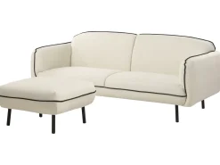 Sale Sofa dla 3 osób TONSBERG Jasnobeżowy z otomaną Sofy Tapicerowane|Wszystkie Sofy