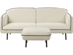 Sale Sofa dla 3 osób TONSBERG Jasnobeżowy z otomaną Sofy Tapicerowane|Wszystkie Sofy