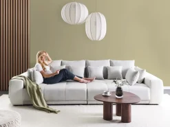 Sofa dla 4 osób TORPO Jasnobeżowy Sofy Tapicerowane|Wszystkie Sofy