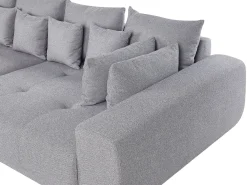 Sale Sofa dla 4 osób TORPO Szary Sofy Tapicerowane|Wszystkie Sofy