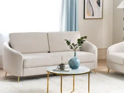 Best Sofa dla 3 osób TROSA Beżowy Sofy Tapicerowane|Kolekcje Sof