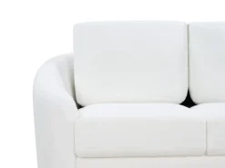 Outlet Sofa dla 3 osób TROSA Boucle Biały Sofy Tapicerowane|Kolekcje Sof