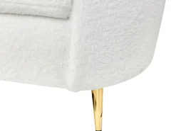 Outlet Sofa dla 3 osób TROSA Boucle Biały Sofy Tapicerowane|Kolekcje Sof