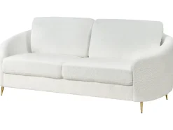 Outlet Sofa dla 3 osób TROSA Boucle Biały Sofy Tapicerowane|Kolekcje Sof
