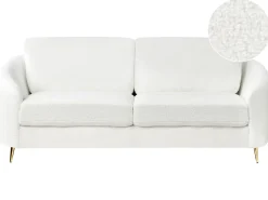 Outlet Sofa dla 3 osób TROSA Boucle Biały Sofy Tapicerowane|Kolekcje Sof