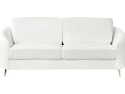 Outlet Sofa dla 3 osób TROSA Boucle Biały Sofy Tapicerowane|Kolekcje Sof