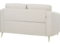 New Sofa dla 2 osób TROSA Jasnobeżowy Sofy Tapicerowane|Sofy Dwuosobowe