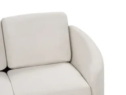 New Sofa dla 2 osób TROSA Jasnobeżowy Sofy Tapicerowane|Sofy Dwuosobowe