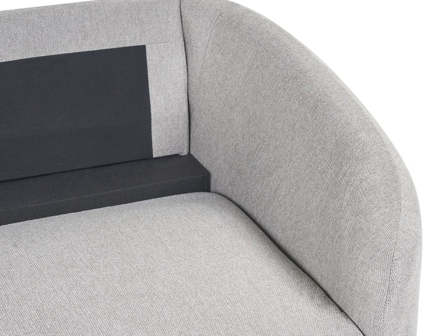 Outlet Sofa dla 2 osób TROSA Jasnoszary Sofy Tapicerowane|Sofy Dwuosobowe