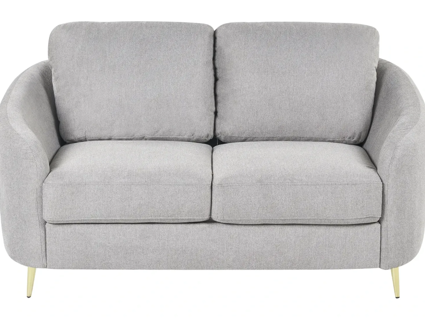 Outlet Sofa dla 2 osób TROSA Jasnoszary Sofy Tapicerowane|Sofy Dwuosobowe