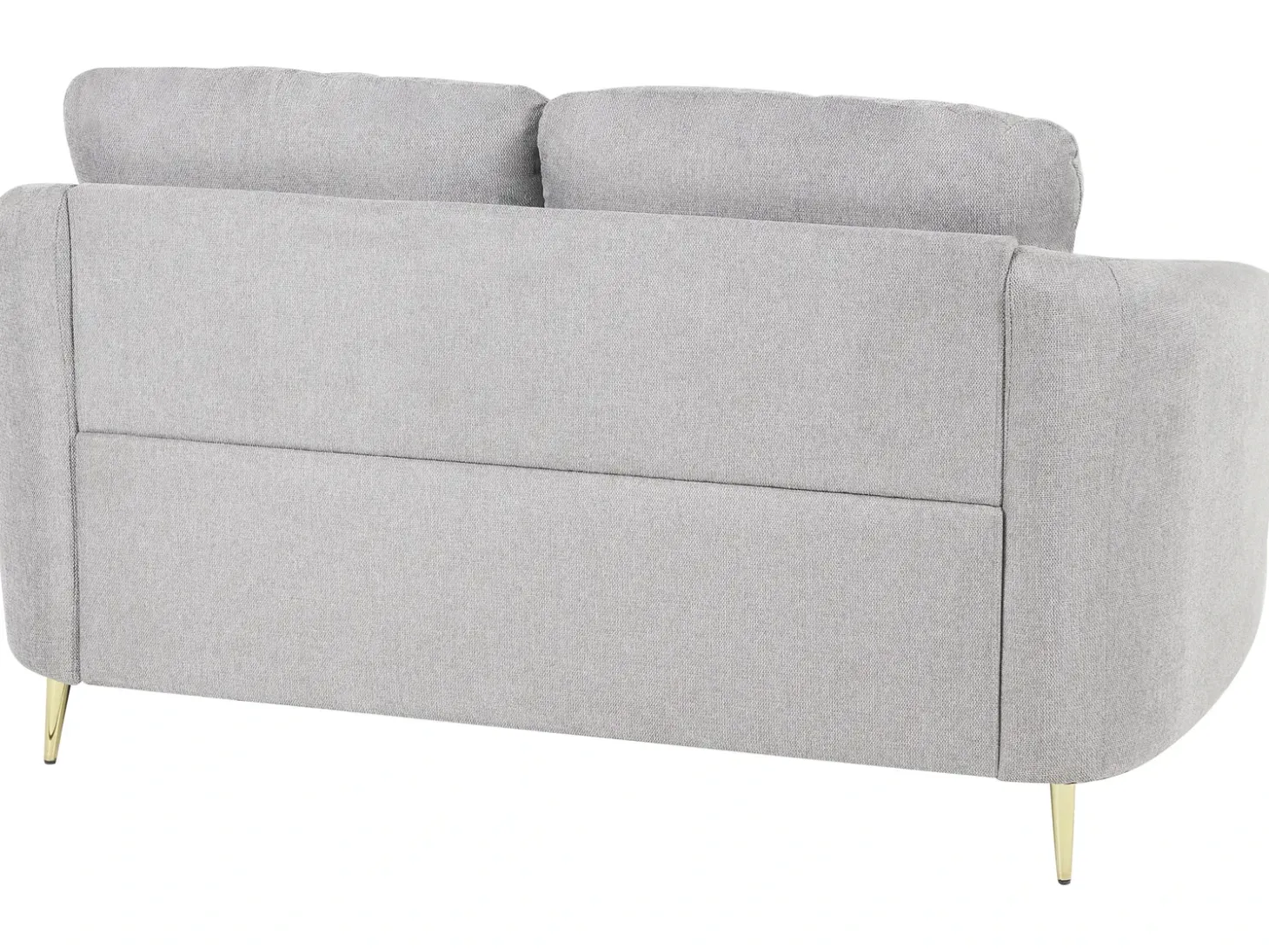 Outlet Sofa dla 2 osób TROSA Jasnoszary Sofy Tapicerowane|Sofy Dwuosobowe