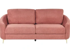 Hot Sofa dla 3 osób TROSA Różowy Sofy Tapicerowane|Kolekcje Sof