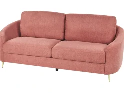 Hot Sofa dla 3 osób TROSA Różowy Sofy Tapicerowane|Kolekcje Sof