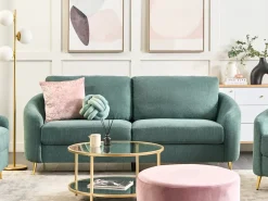 Discount Sofa dla 3 osób TROSA Zielony Sofy Tapicerowane|Kolekcje Sof