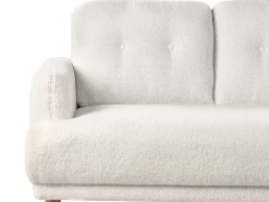 Sofa dla 3 osób TUVE Boucle Biały Sofy Tapicerowane|Kolekcje Sof