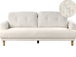 Sofa dla 3 osób TUVE Boucle Biały Sofy Tapicerowane|Kolekcje Sof