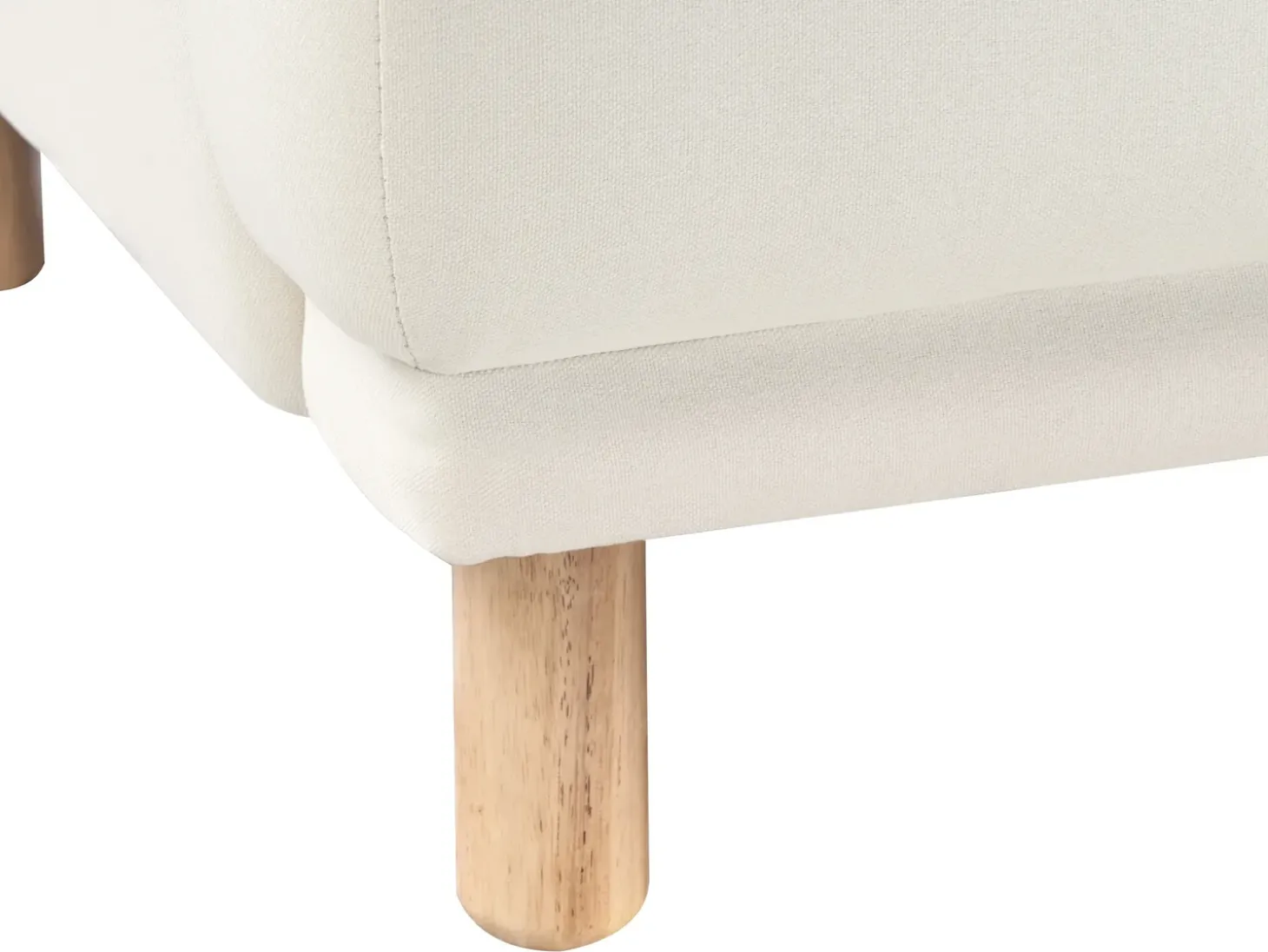 Outlet Sofa dla 2 osób TUVE Złamana biel Sofy Tapicerowane|Sofy Dwuosobowe