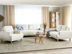 Hot Sofa dla 3 osób TUVE Złamana biel Sofy Tapicerowane|Kolekcje Sof