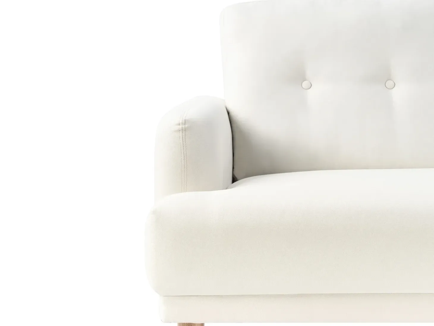 Hot Sofa dla 3 osób TUVE Złamana biel Sofy Tapicerowane|Kolekcje Sof