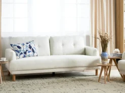 Hot Sofa dla 3 osób TUVE Złamana biel Sofy Tapicerowane|Kolekcje Sof