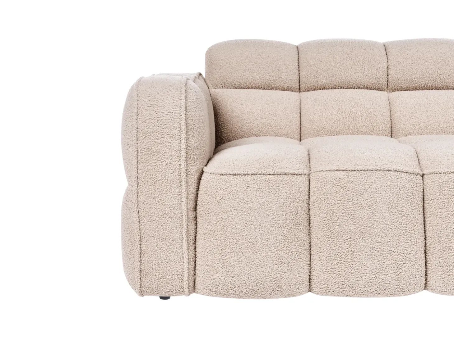 Outlet Sofa dla 2 osób UTANA Boucle Sofy Tapicerowane|Sofy Dwuosobowe