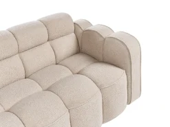 Outlet Sofa dla 2 osób UTANA Boucle Sofy Tapicerowane|Sofy Dwuosobowe