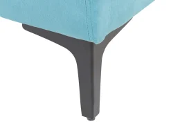 New Sofa dla 3 osób VADSTENA Welur Błękitny Sofy Tapicerowane|Wszystkie Sofy