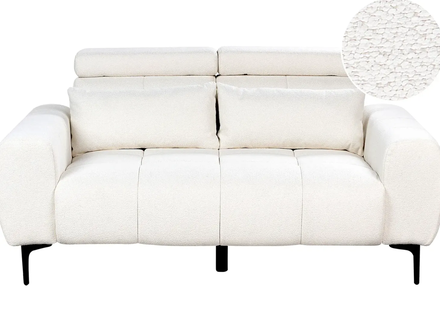 Clearance Sofa dla 2 osób VEGAMO Boucle Sofy Tapicerowane|Sofy Dwuosobowe