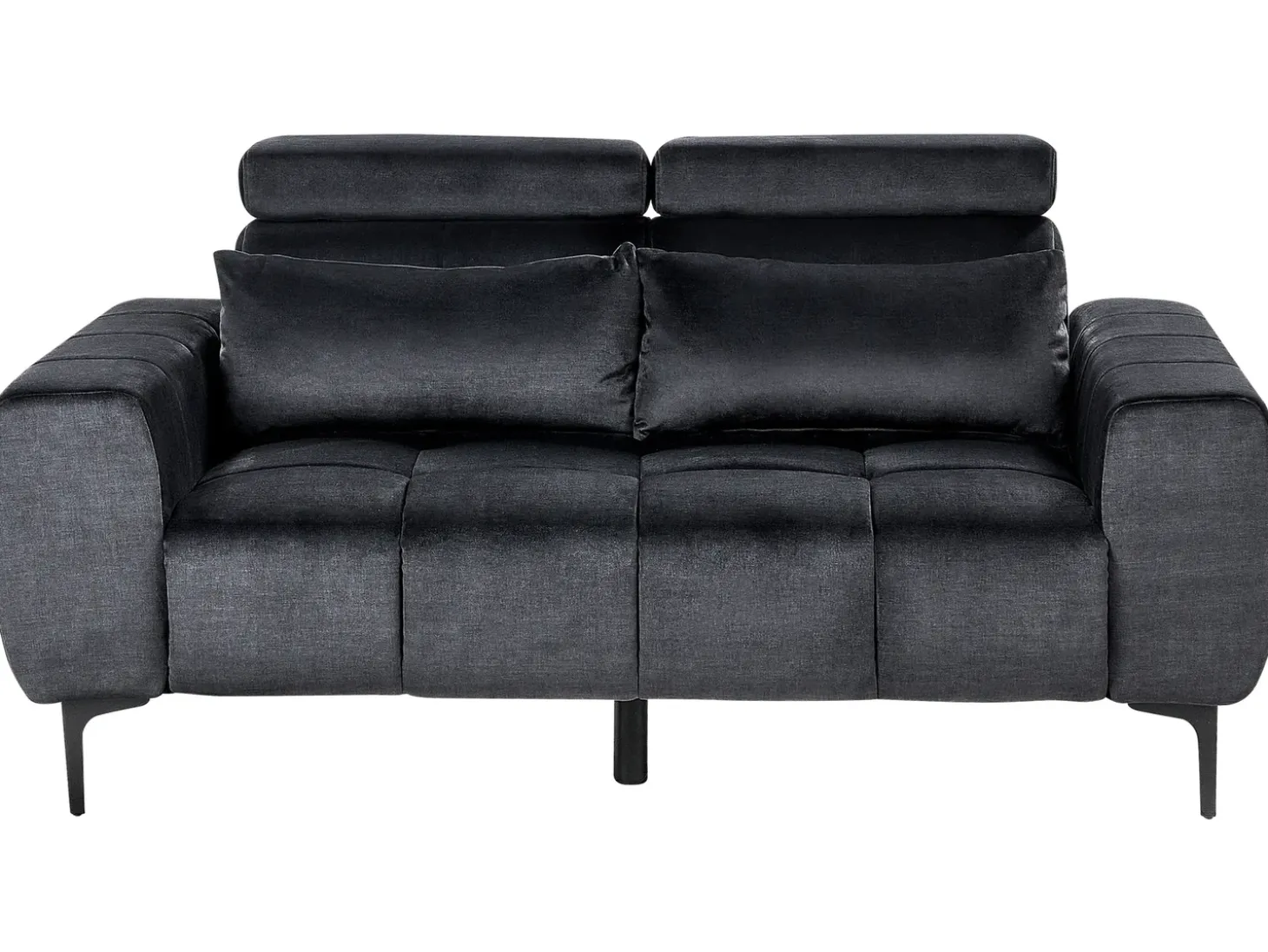 Sale Sofa dla 2 osób VEGAMO Welur Sofy Tapicerowane|Sofy Dwuosobowe